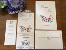 PARTECIPAZIONI SET matrimonio PERSONALIZZABILE da 200 pezzi leggi descrizione