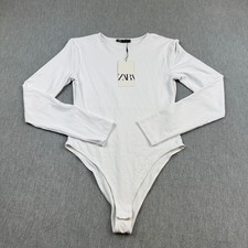 Body Zara donna bianco medio