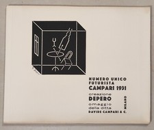 1978 NUMERO UNICO FUTURISTA CAMPARI 1931 FUTURISMO DEPERO