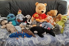 Lotto 20 Peluche Winnie Ih Oh Panda Coniglio Koala Carletto Lilo Stitch