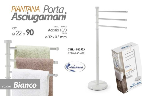 Piantana portasciugamani terra - portasciugamani,