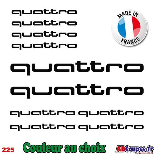 Adesivi quattro audi a1 - 10,