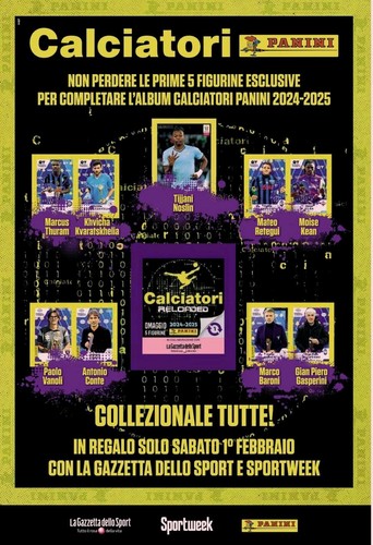 Bustina calciatori panini 2024 - calciatori,