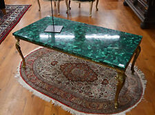 Divano in malachite 24 pollici x 36 pollici su misura centro tavolo da pranzo cuore...