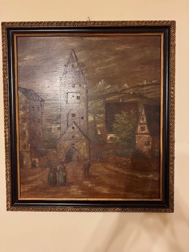 Vecchio dipinto anni antico - dipinto,