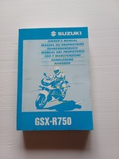 Suzuki GSX-R 750 1996-7 manuale uso manutenzione libretto italiano originale