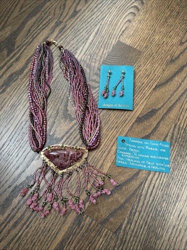 Collana corda cinabro - collana, su