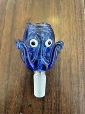 Ciotola calamari polpo blu in