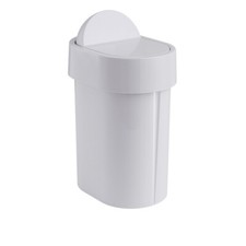 CESTINO PORTARIFIUTI BAGNO GEDY JUNIOR LT. 4,8 IN RESINA BIANCO 8009