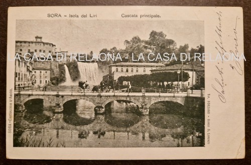 Cartolina sora isola del liri - cartolina,