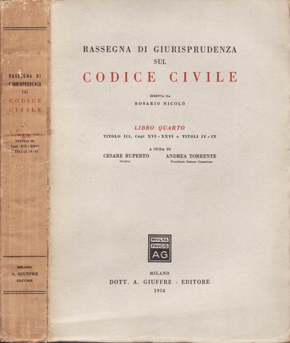 Rassegna giurisprudenza sul - di,