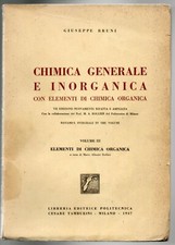CHIMICA GENERALE E INORGANICA con ELEMENTI DI CHIMICA ORGANICA 1947