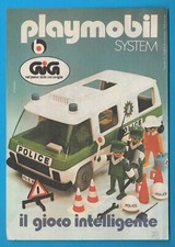 Gig Playmobil System pubblicità advertising werbung italian clipping MA1007