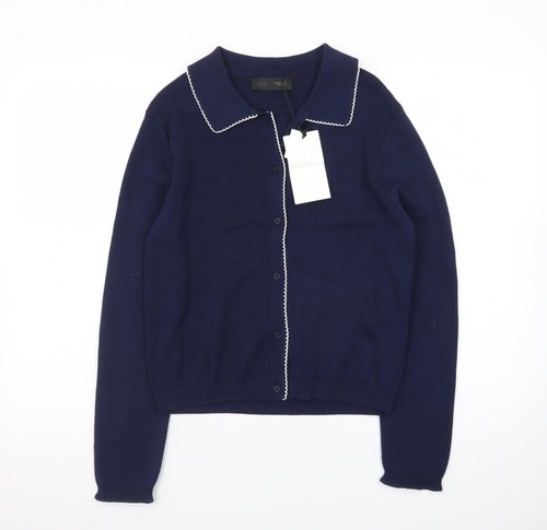 Zara cardigan donna blu - cardigan,
