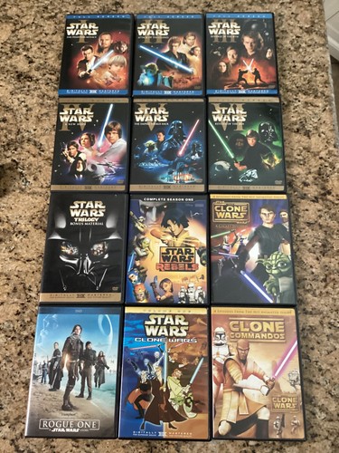 Star wars episodes 6 - star, 1-6