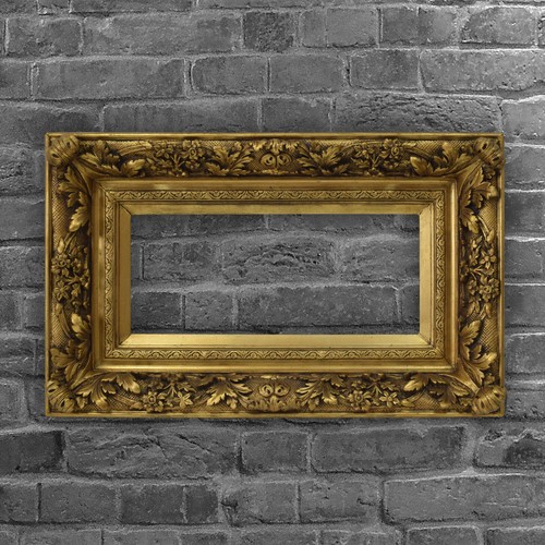 Antica cornice dorata - , xix