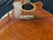 chitarra acustica elettrificata Takamine ef 508 c amplificata made in japan