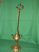 Lampada "Fiorentina" in bronzo Secolo XIX h. cm. 58 Oil Lamp