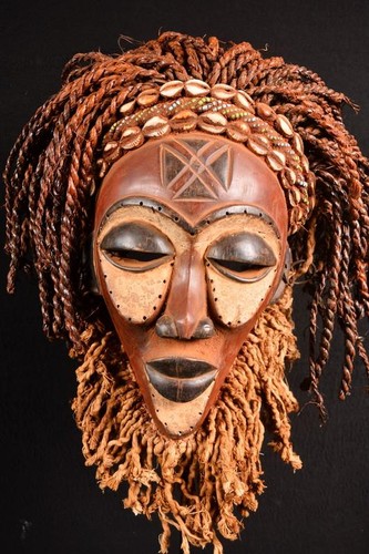 Autentica maschera chokwe - un'autentica,