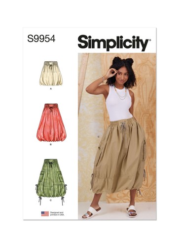 Simplicity 9954 modello gonne - simplicity,
