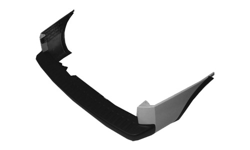 Paraurti posteriore con fascia - posteriore,