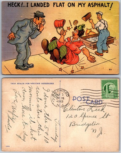 Cartolina umorismo operaio