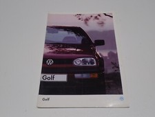 VOLKSWAGEN GOLF GL GT GTD SYNCRO DEPLIANT BROCHURE PROSPEKT ITALIANO (AS21)