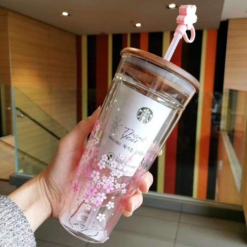 Bicchiere starbucks rosa - bicchiere,