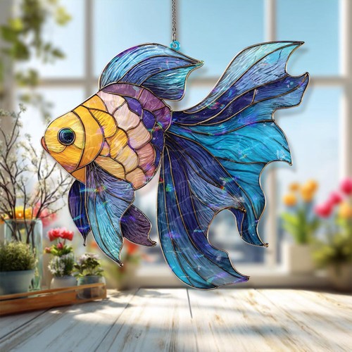 Acchiappasole pesce colorato - acchiappasole,