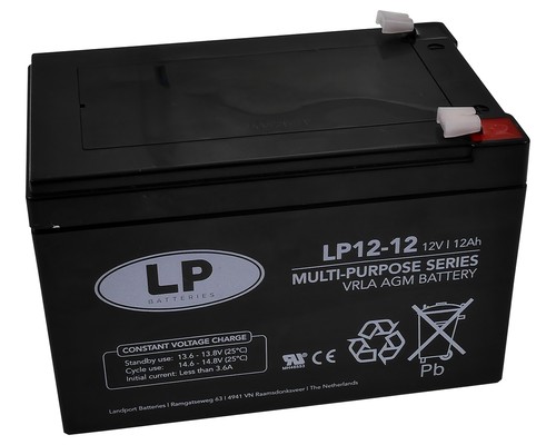Batteria landport agm lp12 - batteria,