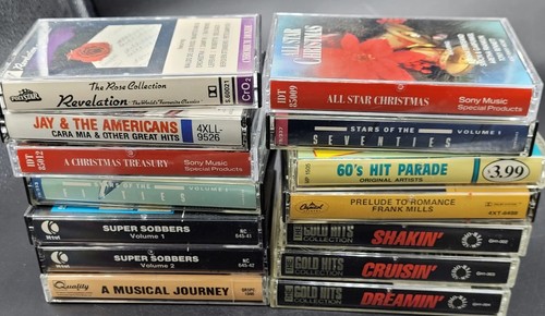 Vintage cassette tape lot - lot, 14