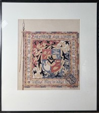 Vintage Flemish Masonic