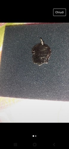 Charm ciondolo argento - argento, viso