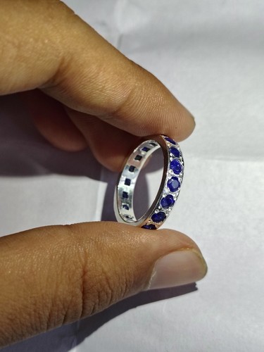 Anello zaffiro blu - anelli, di