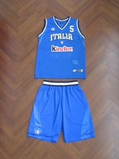 Canotta BASILE ITALIA ITALY FORTITUDO nazionale basket completo jersey maglia