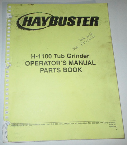 Haybuster 1100 vasca - haybuster,
