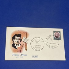 FRANCO ALFANO Busta fdc PRIMO