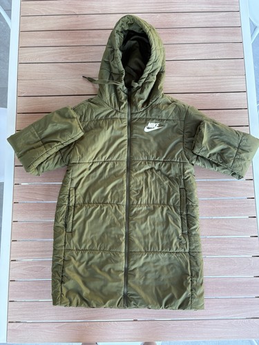 Nike piumino lungo verde - , con