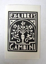 EX LIBRIS  GAMBINI 