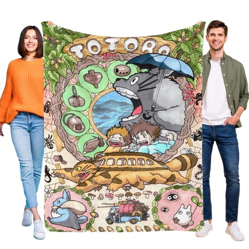 Coperta totoro flanella - totoro,