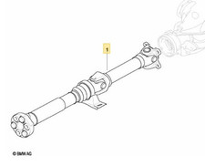 Albero di Trasmissione BMW X3 anno 2006 1995cc Gasolio 26207525969 Anteriore