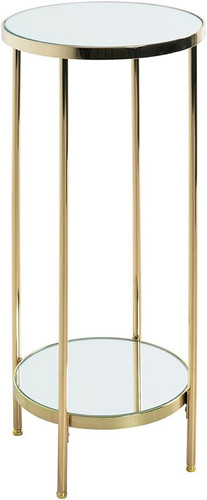 Colonna floreale ottone - colonna,