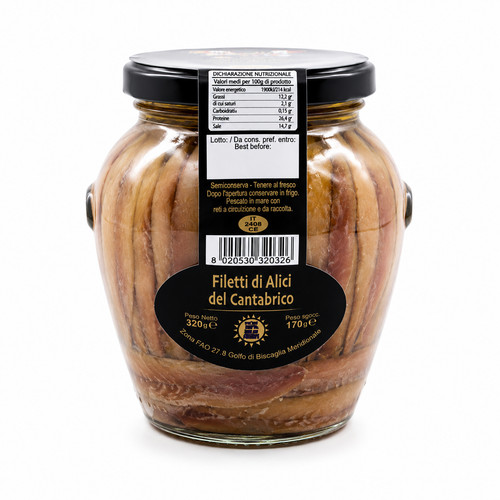 Filetti acciughe alici - filetti, di