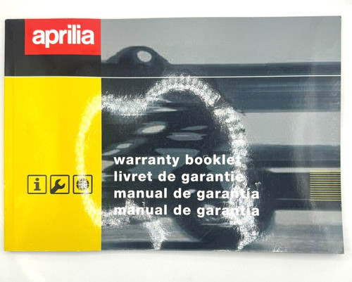 Libretto garanzia aprilia - garanzia,