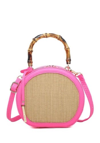 Borsa italiana rosa - con, manico