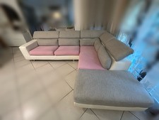 Divano Angolare Con Pouf Contenitore