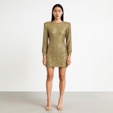 Mini abito tubino Zara oro