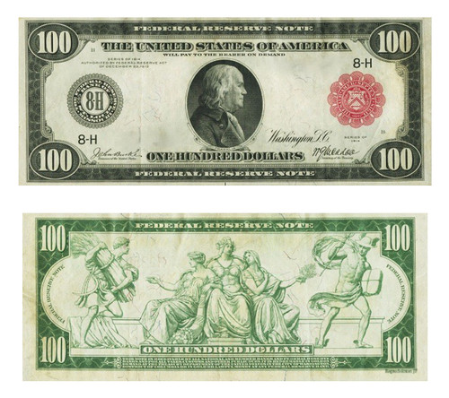 Banconota 100 dollari federal - dollari,,