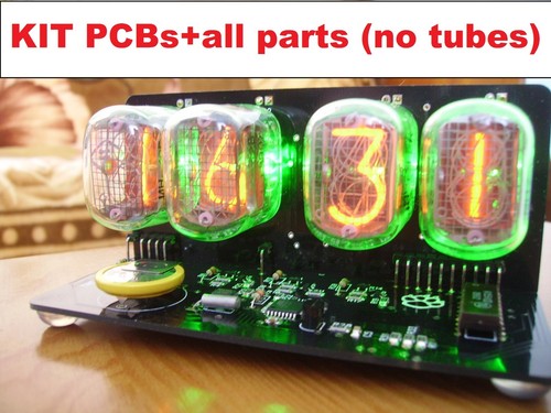 Nixie tube clock kit senza - kit, (senza