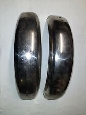 GARELLI,CIMATTI,MILANI,BETA,  RUOTA 10 ,  2 PARAFANGHI INOX , NUOVI , NOS , 